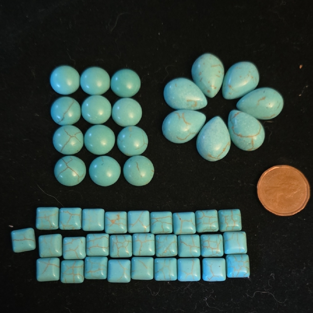 Turquoise Gemstone Cabochons